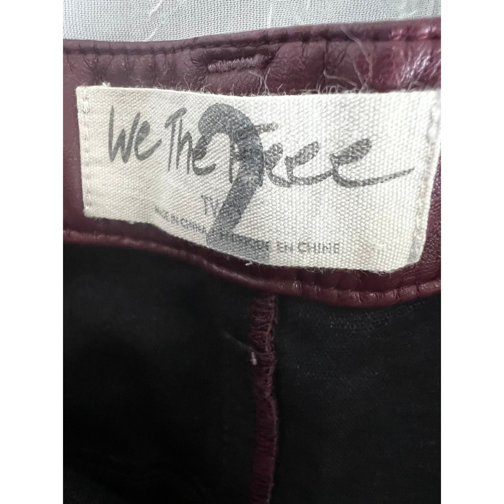Free People We the Free The It Factor Vegan Pants size 2 - Picture 4 of 6